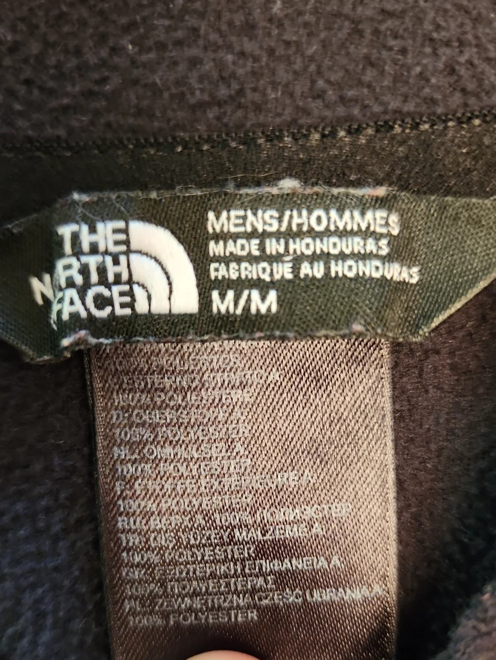 The North Face Black Half-Zip Fleece Pullover